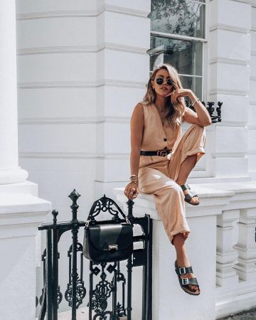 Arizona Flat Sandal of Jess en la cuenta de Instagram @coppergarden