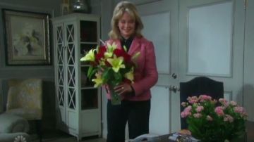Pink Knit Blazer worn by Dr. Marlena Evans Black (Deidre Hall) as seen in Days of Our Lives February 21, 2020