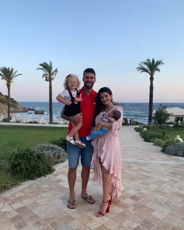 Short en jean de Alisson Becker sur le compte Instagram de @alissonbecker