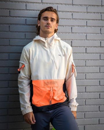 Puma x Mile Utilitaire Fonctionnant veste portée par Antoine Griezmann sur son Instagram account @antogriezmann