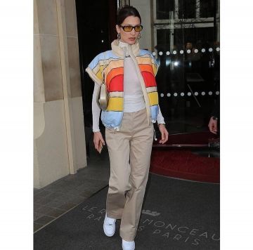 Arnette Post Malone Sunglasses worn by Bella Hadid Paris February 25, 2020