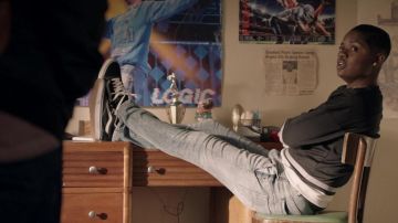 Vans Old Skool sneakers in black worn by Tamia 'Coop' Cooper (Bre-Z) as seen in All American (S02E14)