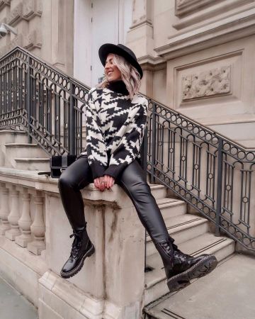 Jacquard Knit Jumper de Katie Peake sur l'Instagram account @thesilvermermaidxo