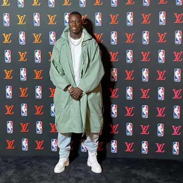 Manteau vert louis vuitton de Benjamin Mendy sur le compte Instagram de @benmendy23