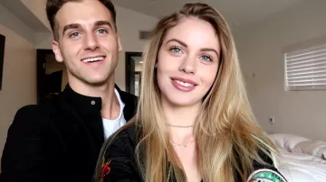 Black Lightweight Jacket worn by Tal Fishman in the YouTube video Switching CREDIT CARDS With My BOYFRIEND ft. Tal Fishman