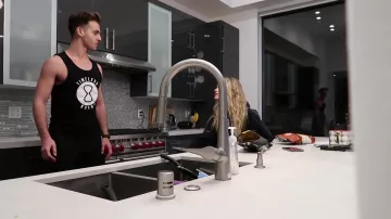 Black Tank Top worn by Tal Fishman in the YouTube video Calling my BOYFRIEND My EX's Name *He Got Mad*