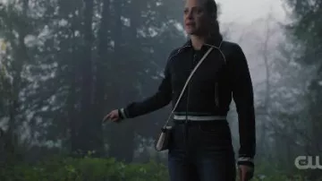 Navy Track Jack­et worn by Betty Cooper (Lili Reinhart) in Riverdale Season 4 Episode 14