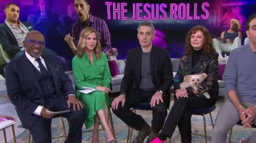 Diane von furstenberg Green Shirt Dress worn by Natalie Morales On Today February 26, 2020