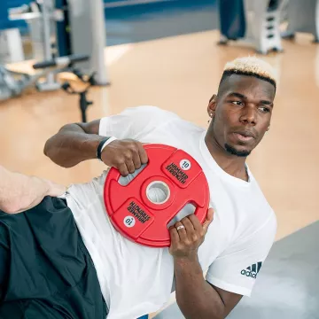 T-shirt adias blanc de Paul Pogba sur le compte Instagram de @paulpogba