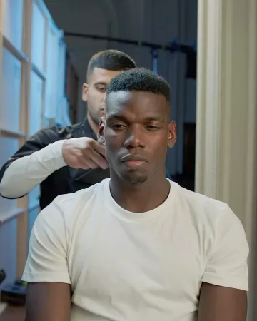 T-shirt blanc de Paul Pogba sur le compte Instagram de @paulpogba