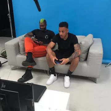 Socks black Nike worn by Corentin Tolisso on his account Instagram @corentintolisso