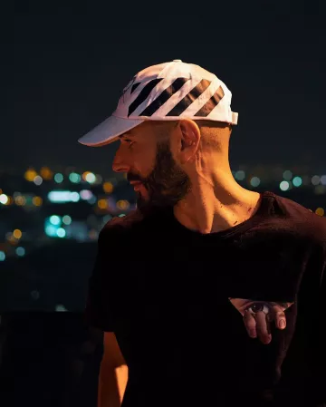La casquette Off-White portée par Karim Benzema sur son compte Instagram @karimbenzema