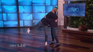 Skinny jeans of Ninja in Extended Cut: Ellen and Tyler 'Ninja' Blevins Play 'Fortnite'
