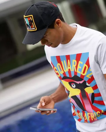 Cap disquared2 worn by Raphael Varane on his account Instagram @raphaelvarane