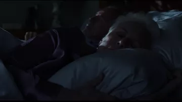 Purple Pajamas of Linda Drysdale (Jamie Lee Curtis) in Knives Out