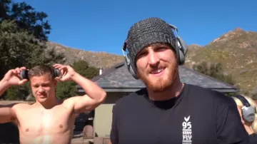 Dark Gray Beanie Hat worn by Logan Paul in the YouTube video His Girl Forgot that She Slid in my DMs (Exposed)
