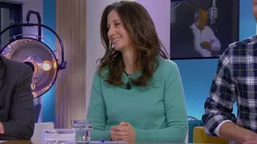 Pullover round neck 100% cashmere light green of Marion Ruggieri in C you 28.02.2020
