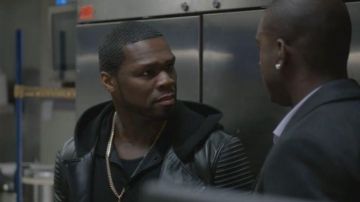 Chaqueta de cuero de Kanan (50 Cent) en Power (S02E08)
