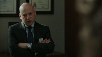 Navy Suit of Jacob Warner (Evan Handler) in Power (S06E12)