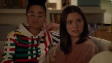 Champion Mul­ti Stripe Hood­ie worn by Kat Edison (Aisha Dee) in The Bold Type Season 4 Episode 6