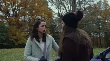 Pom Pom Hat of Meg Thrombey (Katherine Langford) in Knives Out