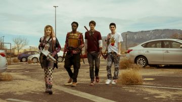 Jordan 1 Chicago off white en daybreak usado por Josh Wheeler (Colin Ford) en la serie Daybreak 