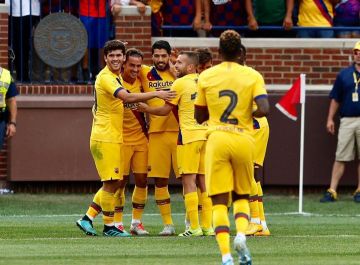 Maillot exterieur fc barcelone d'Antoine Griezmann sur l'Instagram account @antogriezmann