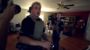 Rothco Tan Molle Modular Vest T of Jake Paul in I Arrested a Teenage DRUG Dealer