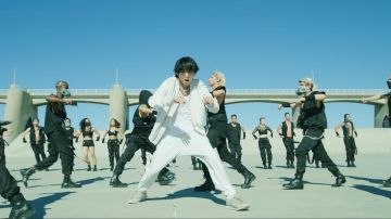 Full Side Zip Loose Fit Pants worn by Kim Taehyung in the music video BTS (방탄소년단) 'ON' Kinetic Manifesto Film : Come Prima