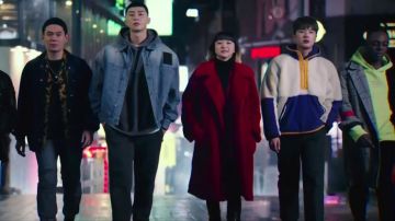 Red Ted­dy Coat worn by Jo Yi Seo (Kim Da-mi) in Itaewon Class Season 1 Episode 1