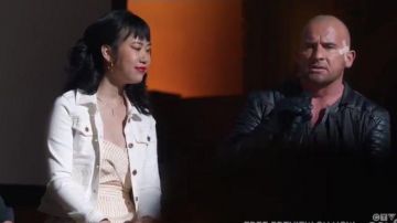 Twist Bandeau Combinaison portée par Mona Wu (Ramona Jeunes) dans DC Légendes de Demain Saison 5 Épisode 2