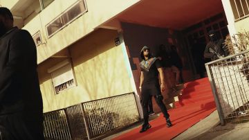Les sneakers noires Puma portées par Alonzo dans son clip Freestyle GG
