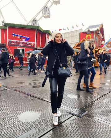 Beanie of Annam Ahmad en la cuenta de Instagram @annam.ahmad