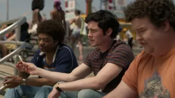 Casio watch worn by Cheeks Johnson (Henry Hunter Hall) as seen in Hunters (S01E03)