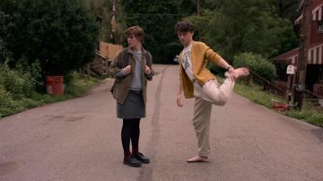 Les chaussettes rouges de Sydney (Sophia Lillis) dans je ne Suis Pas d'Accord avec Cela (S01E01)