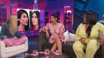 Kendall + kylie Wide-Leg Jump­suit worn by Nina Grace Parker Ecklund on E! News February 27, 2020