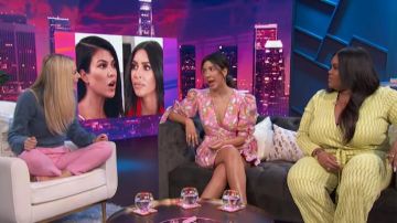 Viva aviva Harbor Dress usado por Stephanie Beatriz en E! Noticias febrero 27, 2020