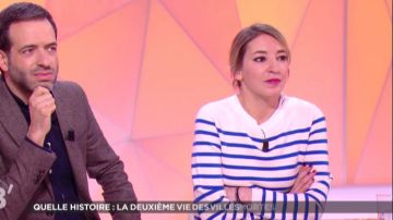 Suéter de lana a rayas rectas de Nadia Daam en 28 minutos el 02.03.2020