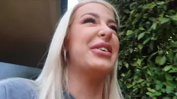 Chain Link Hoop Earrings worn by Tana Mongeau in the YouTube video what's going on between Logan and I + what we didn't tell you..