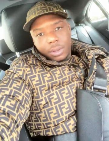 The cap FF brown Fendi of Ninho account on the Instagram of @ninhosdt in his story on march 3, 2020