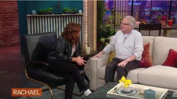 Zadig & voltaire Vis­co Crin­kle Leather Jack­et worn by Rachael Ray on The Rachael Ray Show March 3, 2020