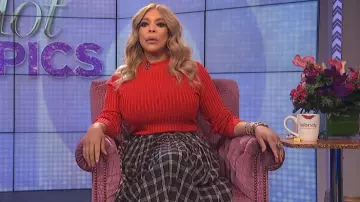 Marc jacobs Plaid Belt Skirt worn by Wendy Williams on The Wendy Williams Show March 3, 2020