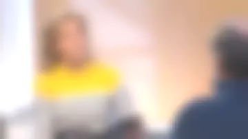 The striped Sweater clearance of Claire Chazal in Passage of the Arts