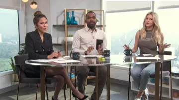 Rag & bone Franklin Corvée Slim Fit de Bouton-Up Shirt porté par Justin Sylvester sur E! News 4 Mars 2020