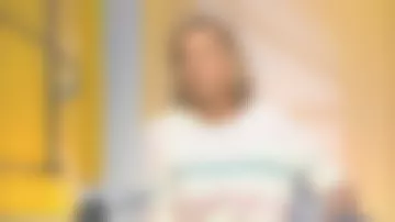 The sweater striped multi-colored Rails of Claire Chazal in Passage of the Arts 04.02.2020