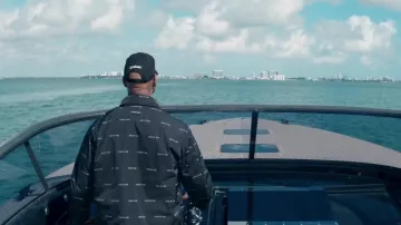 Blouson noir de Booba dans Maes - Blanche ft. Booba