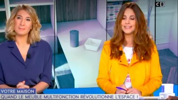 Jacket biker suede effect honey Caroline Munoz in William at noon the 05.03.2020