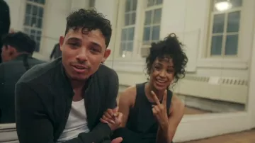 Black Tank Top worn by Liza Koshy in the YouTube video I’M IN RELATIONSHIP • Behind the Scenes with Anthony Ramos