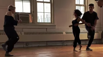 One Shoulder Bodysuit worn by Liza Koshy in the YouTube video I’M IN RELATIONSHIP • Behind the Scenes with Anthony Ramos