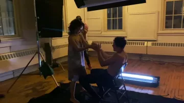 Chemise Nightgown worn by Liza Koshy in the YouTube video I’M IN RELATIONSHIP • Behind the Scenes with Anthony Ramos